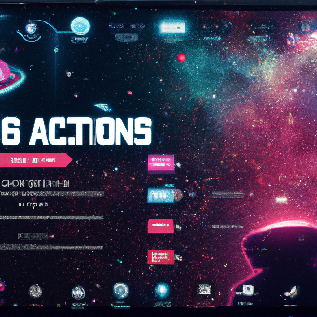 NightArc Play hero montage: neon arena, HUD and crowd silhouette